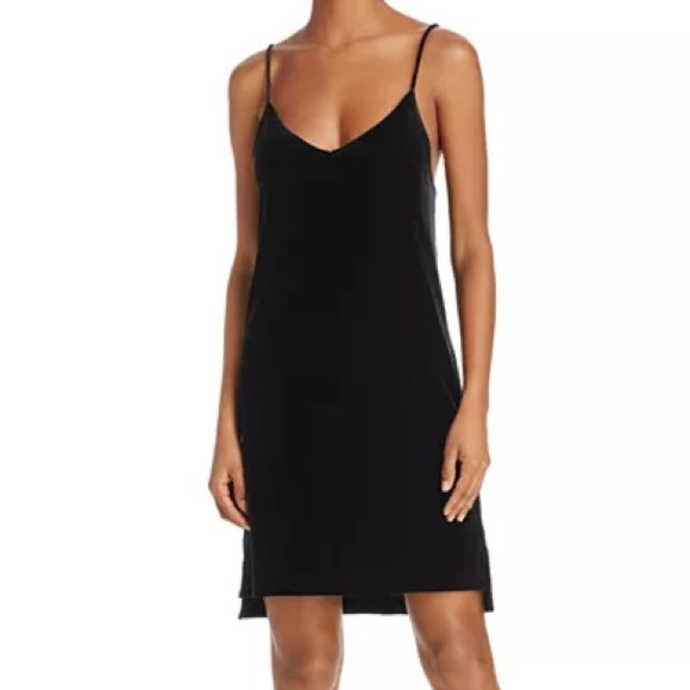 Rag & Bone Black Velvet Mini Dress